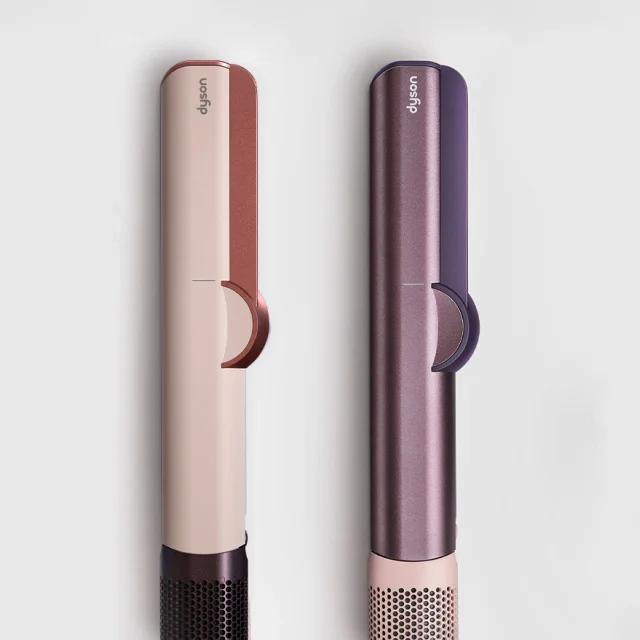 The Dyson Airstrait straightener in two colorways