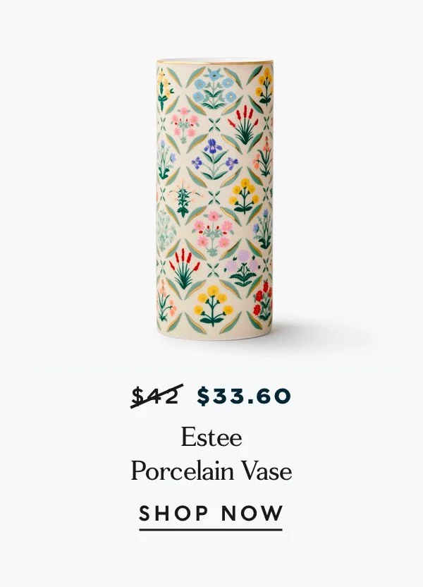 20% Off Estee Porcelain Vase