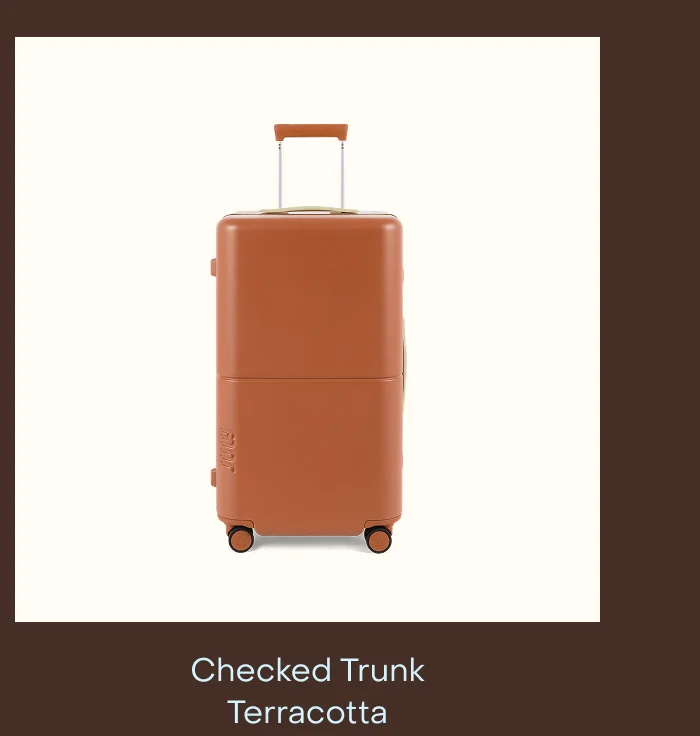 Checked Plus Trunk Matte Brown