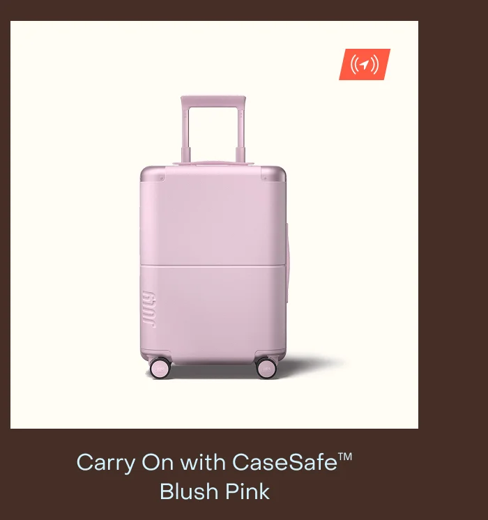 Carry On with CaseSafe™ Blush Pink