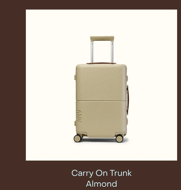 Checked Trunk Almond