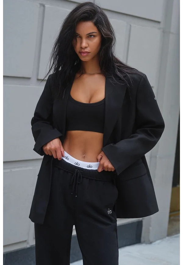 First-Class Blazer - Black - Black / S