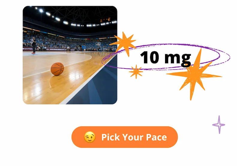 Shop 3mg, 5mg, and 10mg options [Pick Your Pace]