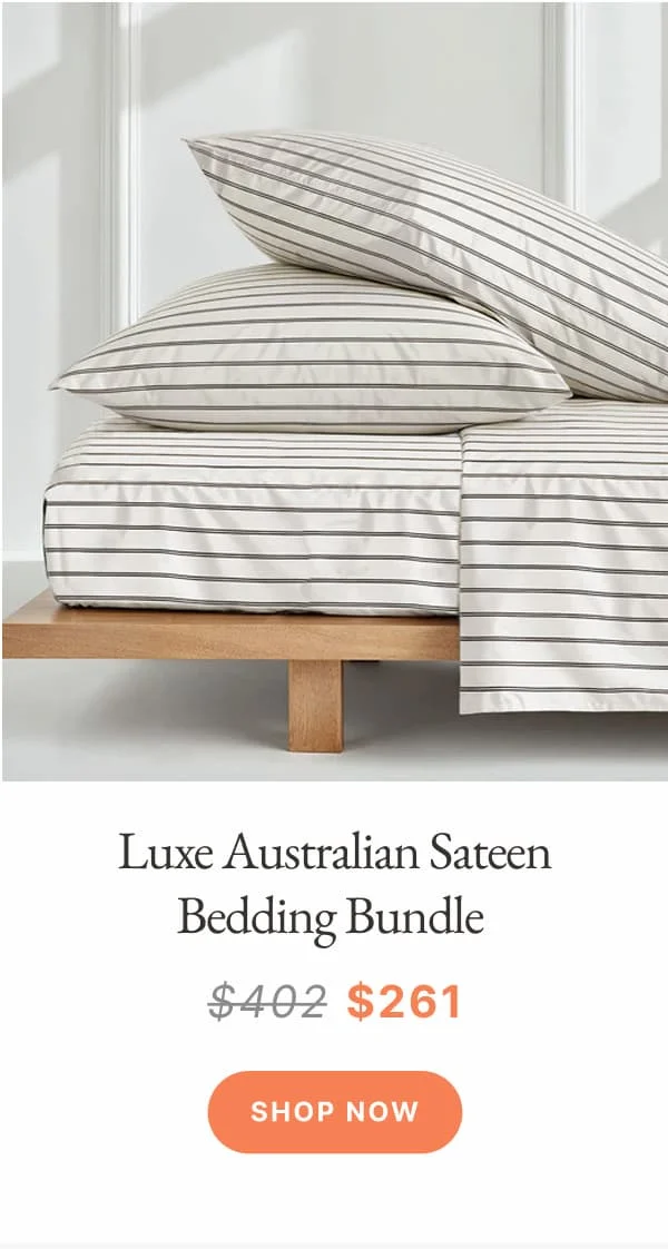 Luxe Australian Sateen Bedding Bundle