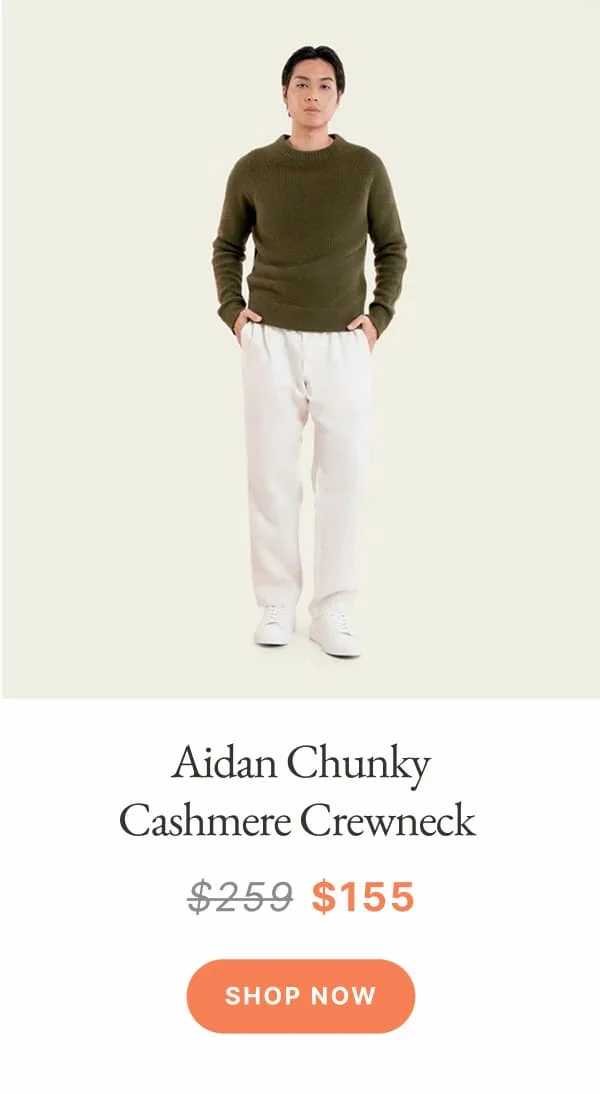Aidan Chunky Cashmere Crewneck