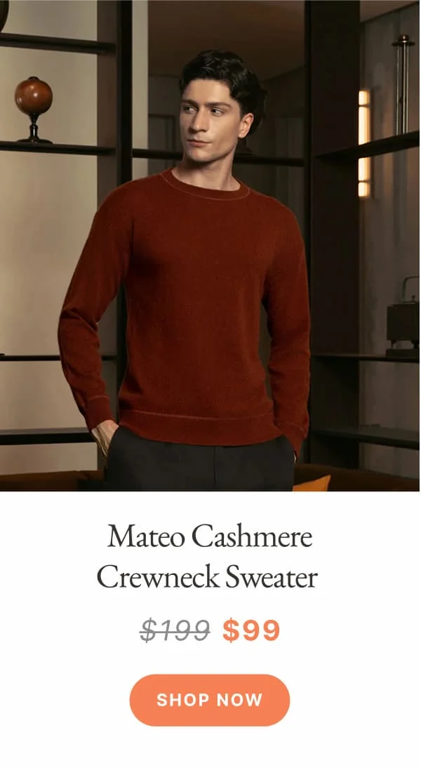 Mateo Cashmere Crewneck