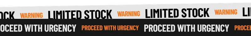 WARNING: LIMITED STOCK