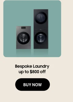 Bespoke Laundry up to $800 off - BUY NOW