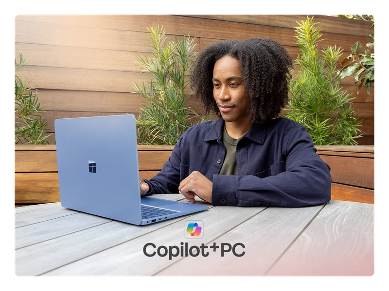 Choose your new Surface Laptop, Copilot+ PC.