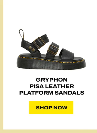 Gryphon Pisa Leather Platform Sandals