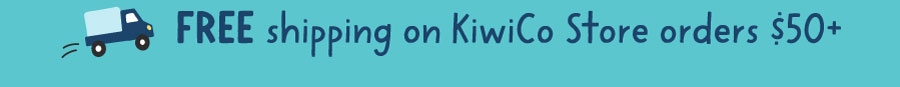 FREE shipping on KiwiCo Store orders $50+