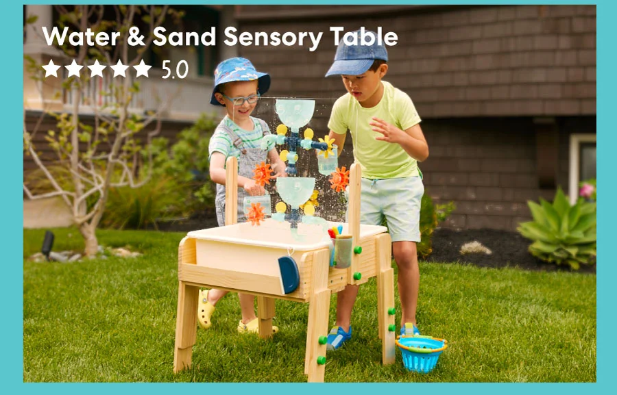 Water & Sand Sensory table