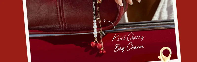 Kiki Cherry Bag Charm