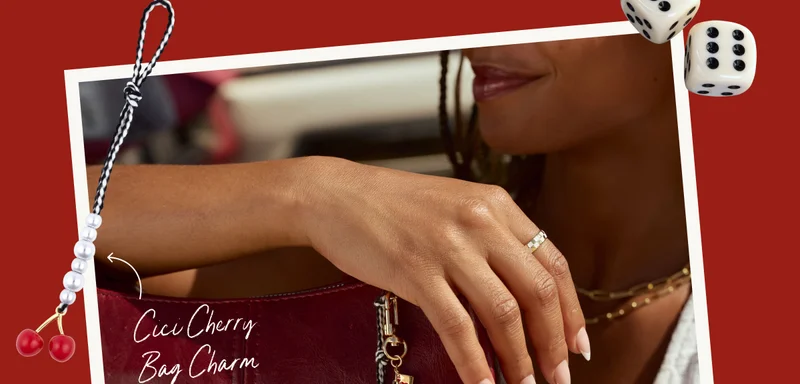 Cici Cherry Bag Charm