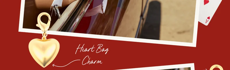 Heart Bag Charm
