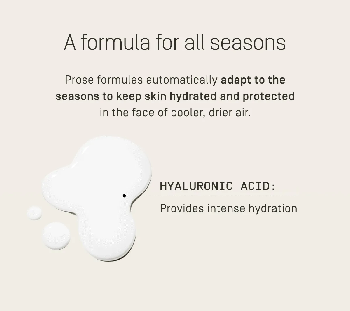 A formula for all seasons