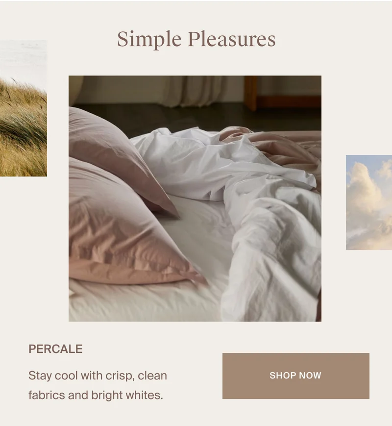 Shop Crisp Percale Bedding