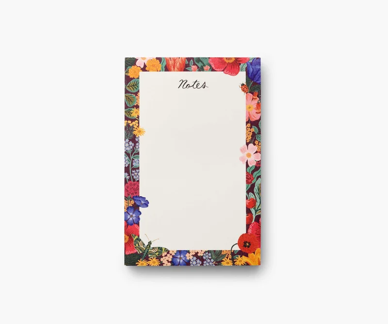 Image of Blank Notepad - Blossom