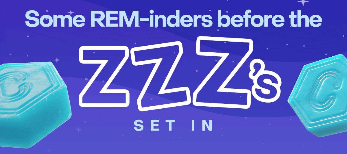 Some REM-inders before the ZZZ's Set in. This week we covered how creatine supports sleep quality and recovery in ways most people miss.