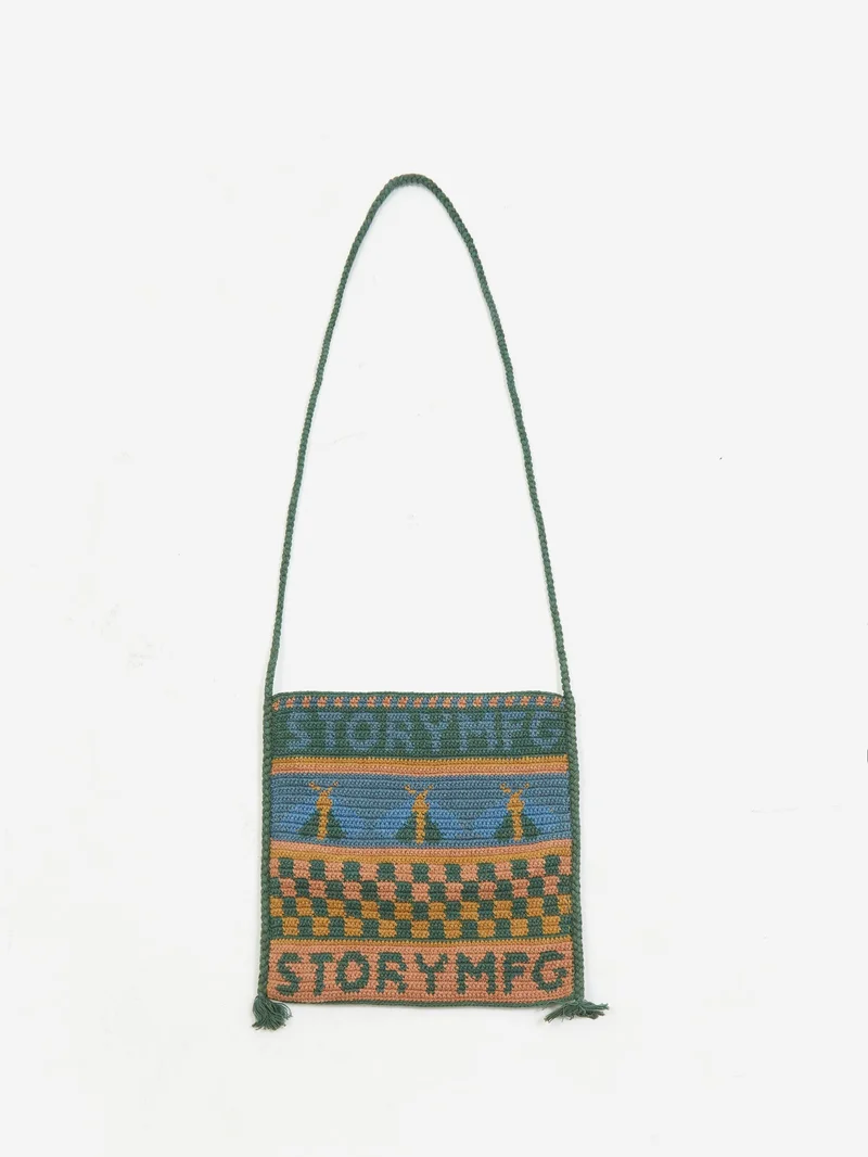 Image of STORY mfg. Stash Bag W - Indigo Moth