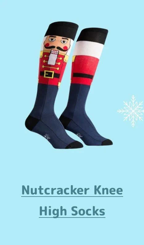 Nutcracker Knee High Socks