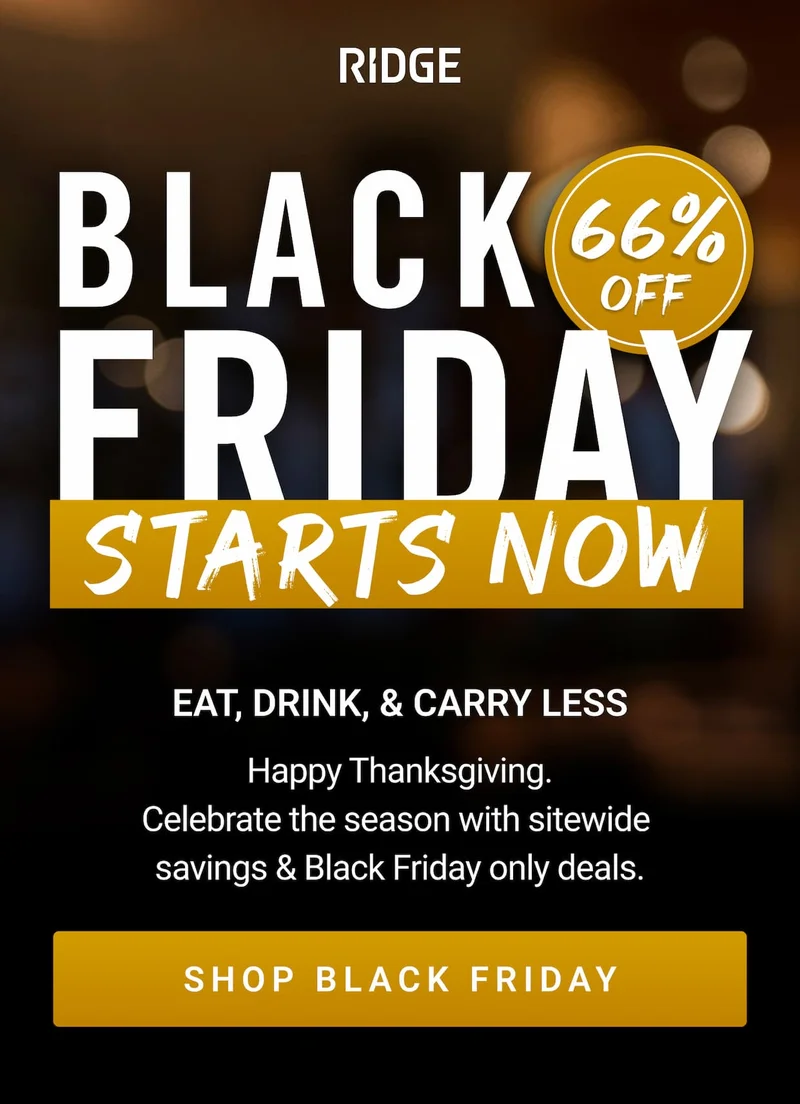 Black Friday Starts NOW