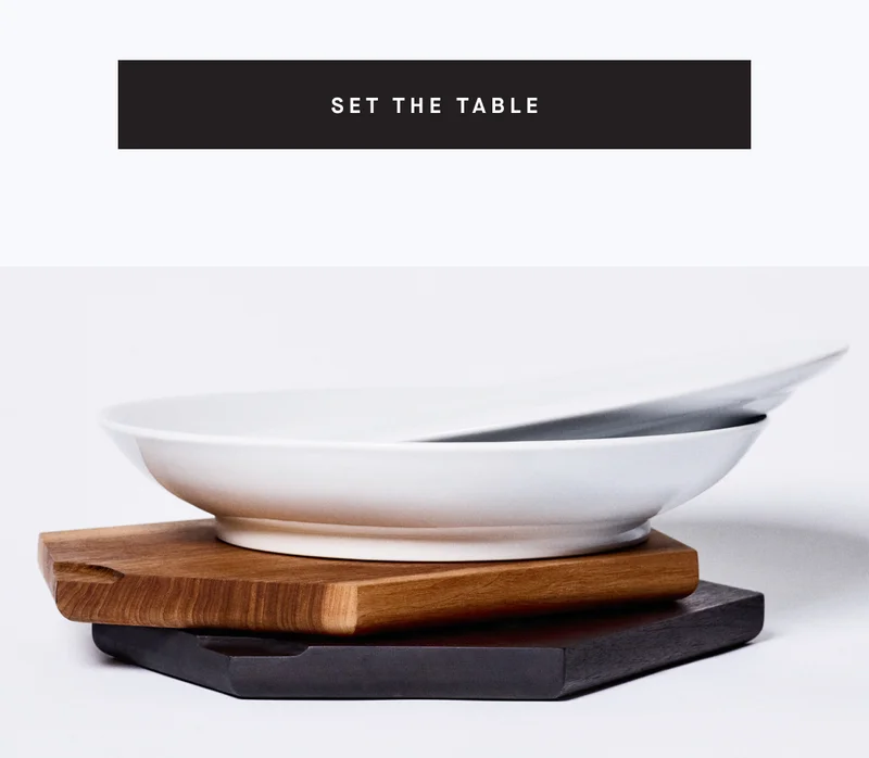 SET THE TABLE