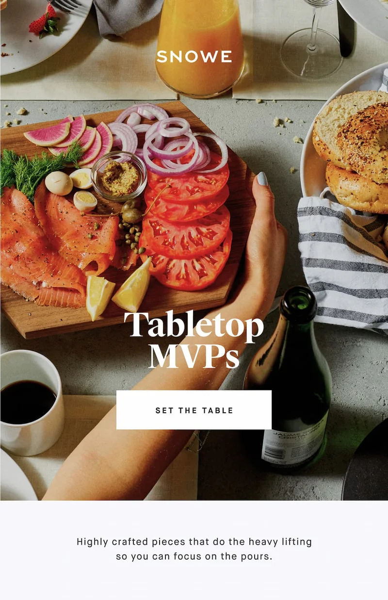 Tabletop MVPs set the table