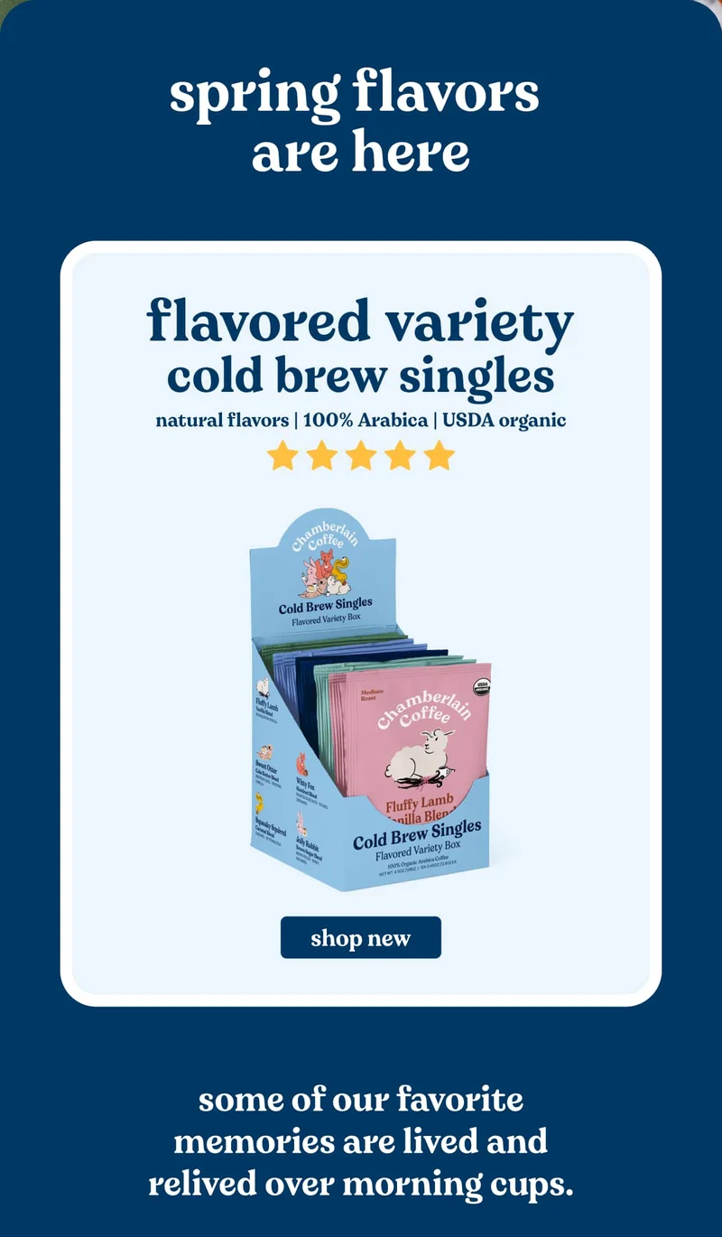 flavored variety cold brew
