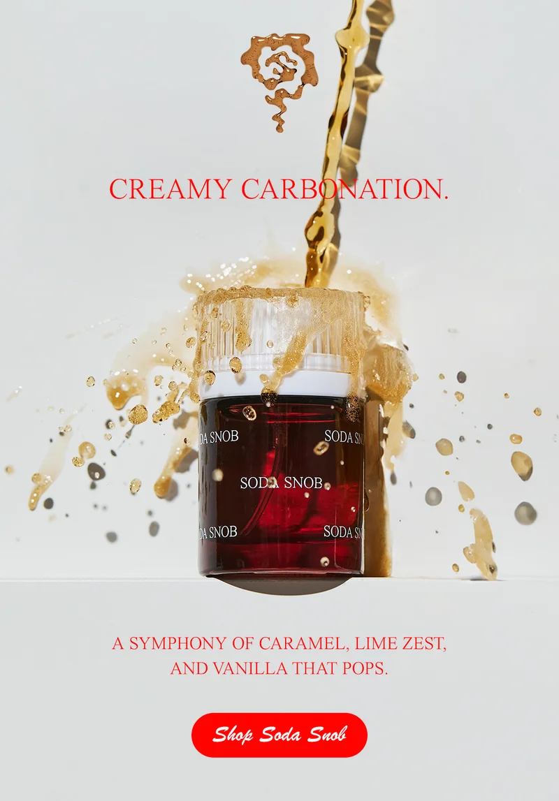 A SYMPHONY OF CARAMEL, LIME ZEST, AND VANILLA THAT POPS. [SHOP SODA SNOB]