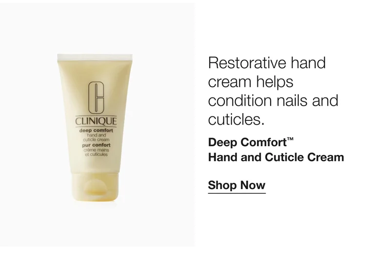 Restorative hand cream helps condition nails and cuticles. | Deep Comfort™ Hand and Cuticle Cream | Shop Now