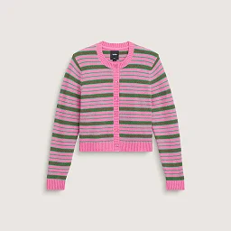 Dolly Stripe Cardigan Sweater