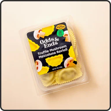 Odds & Ends Truffle Mushroom Mezzaluna