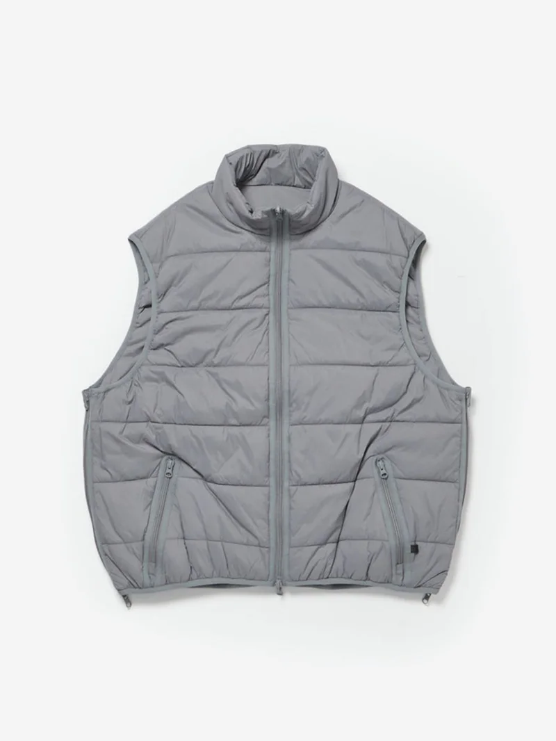 Image of DAIWA PIER39 Tech Reversible Climbers Puff Vest - Light Grey