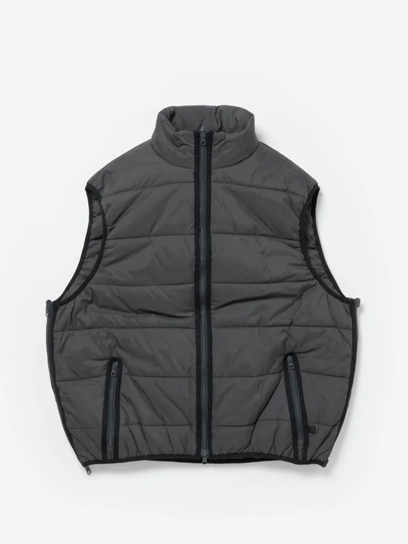 Image of DAIWA PIER39 Tech Reversible Climbers Puff Vest - Charcoal
