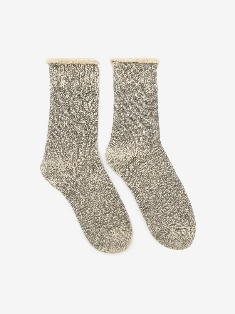 Image of Goodhood Worldwide Double Faced Socks -Medium Grey