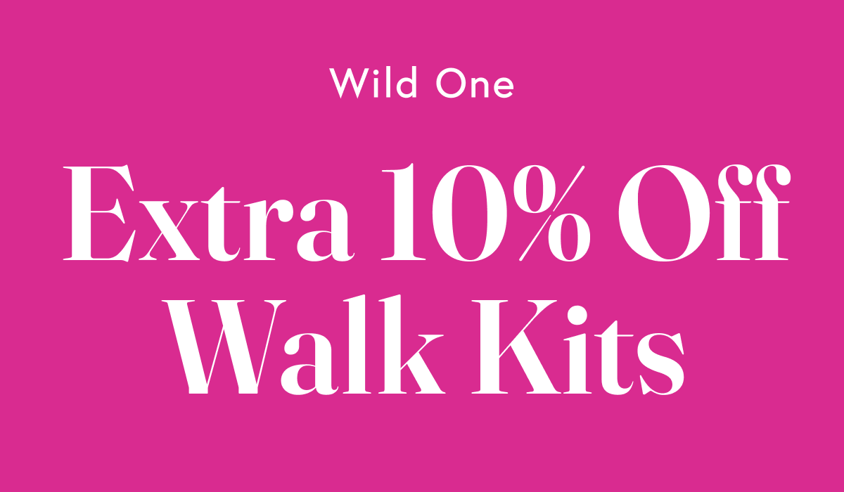 Extra 10% off Walk Kits