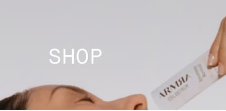 SHOP — navigation button linking to ARMRa’s online store.