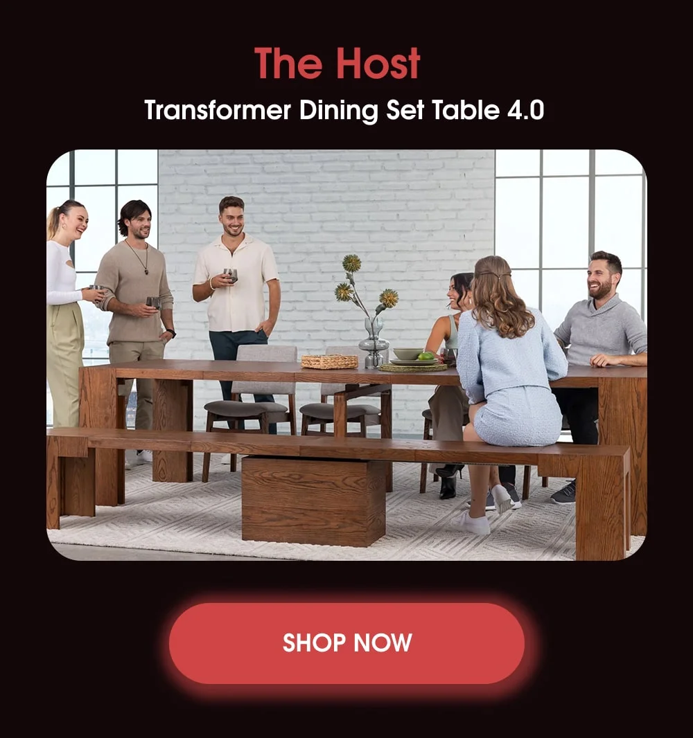 Solid wood dining table with elegant design, built to last and withstand everyday use.