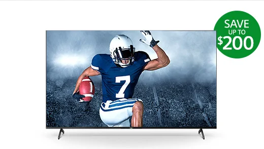 Save up to $200: X85K LED 4K HDR(1) TV