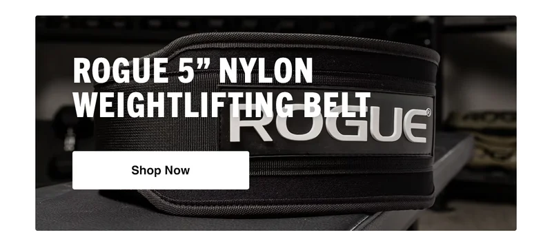 Rogue 5'' Nylon Weightlifting Belt