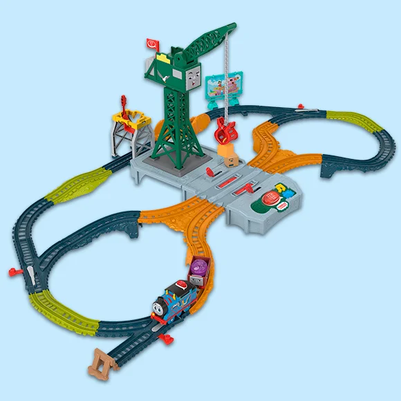 Talking Cranky Delivery Train Set