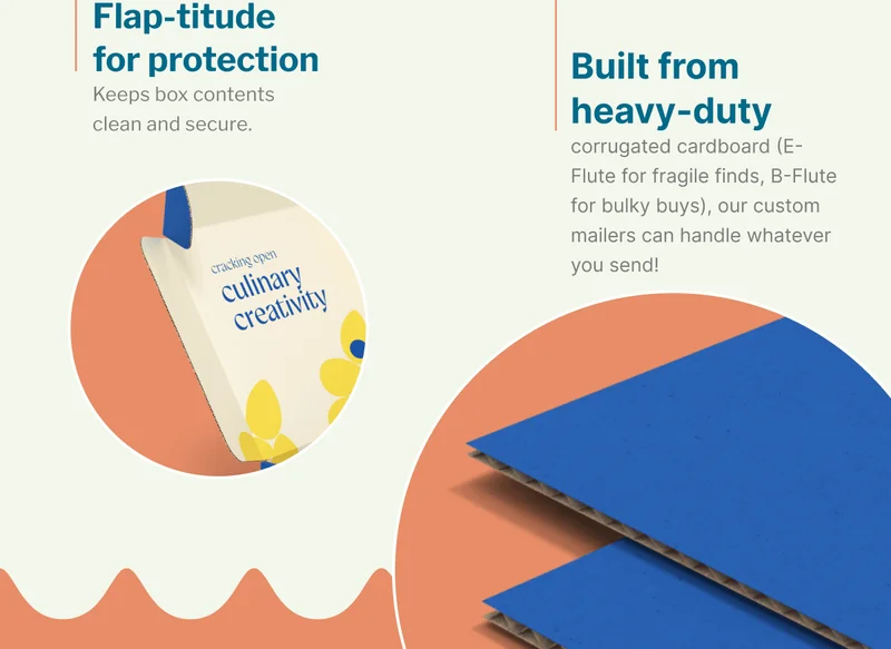 Flap-titude for protection | Built from heavy-duty corrugated cardboard