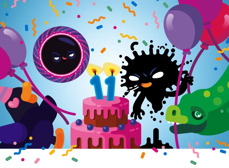 Duck and his friends are having a party for Duck's birthday!
