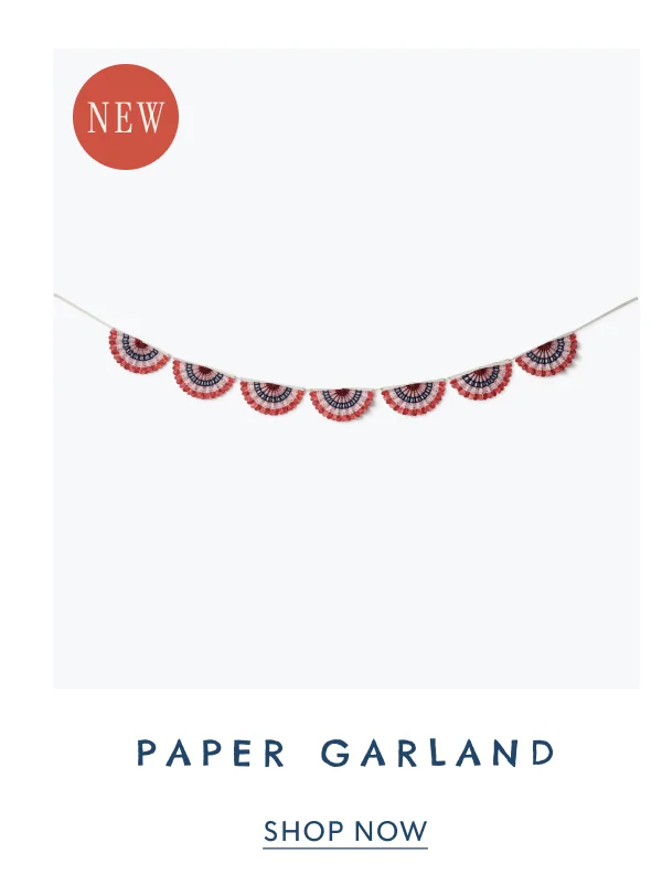 NEW | PAPER GARLAND | SHOP NOW