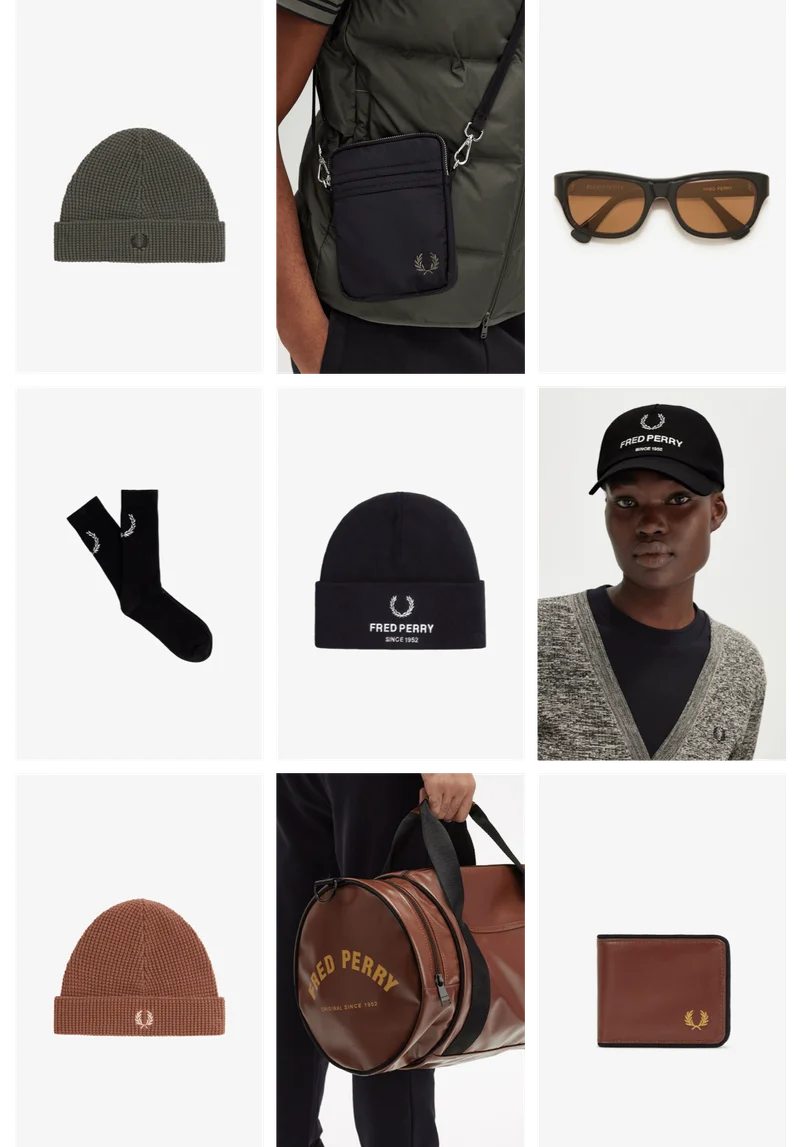 Shop Fred Perry Accessories