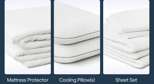Bedding Bundle: Mattress Protector, Pillow(s) & Sheet Set