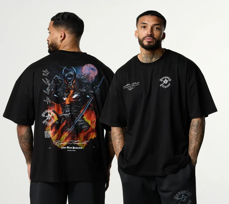 SHINTO GODS Kagu-tsuchi OVERSIZED BOXY T SHIRT