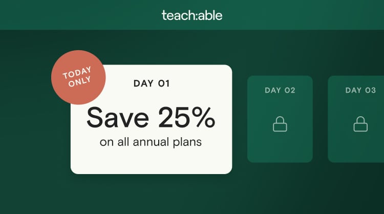 Save 25% on all plans