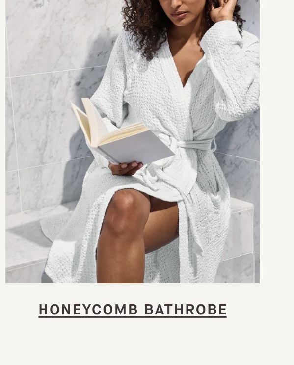 SHOP HONEYCOMB BATHROBE